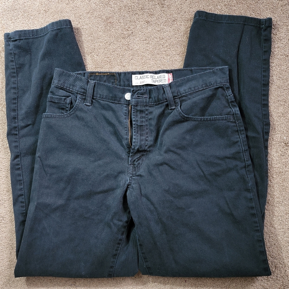 Levi's black classic relaxed jeans - Picture 2 of 6